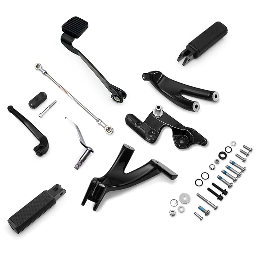 ハーレーダビッドソン用ブレーキリンケージ FXLRS FXBB FXLRST Amazon.com: Softail Forward Control Kit w/Footpegs Rider